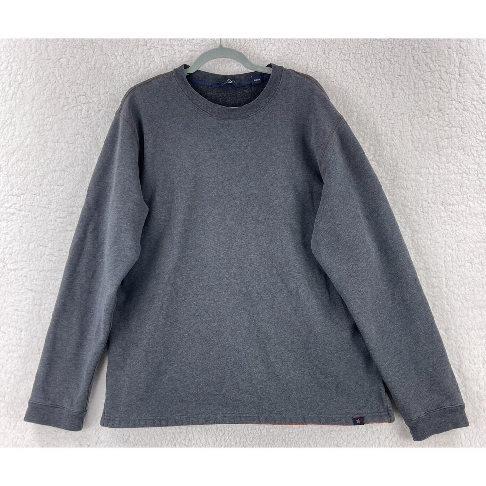 Indigo Palms Sweater Mens Size XL Gray Long Sleeve‎ Crew Neck Pullover Casual